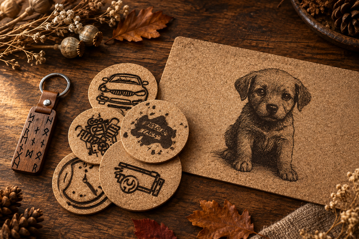 Portachiavi in legno e accessori regalo artigianali