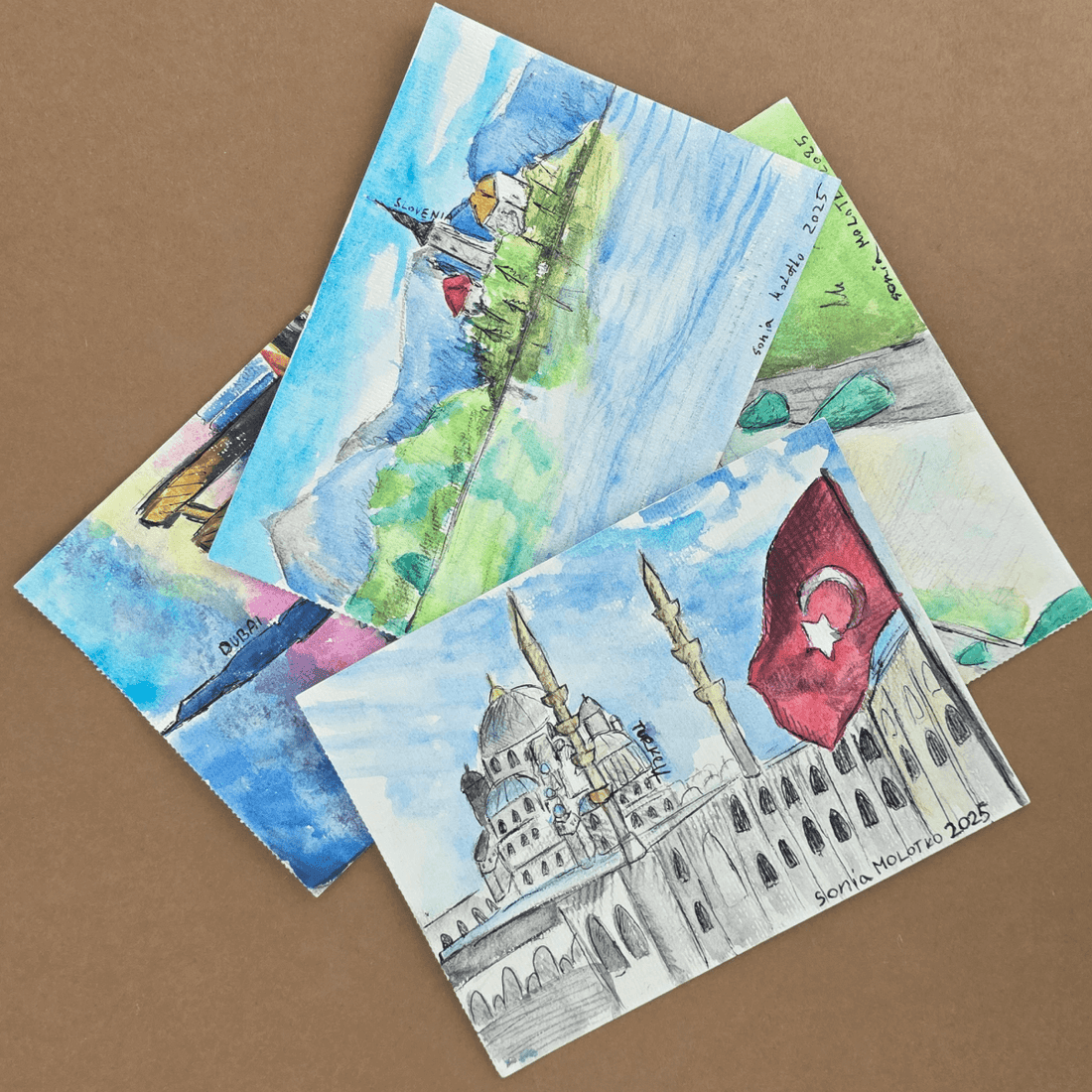 Wanderlust on Your Walls: The Magic of Original Watercolor Travel Miniatures