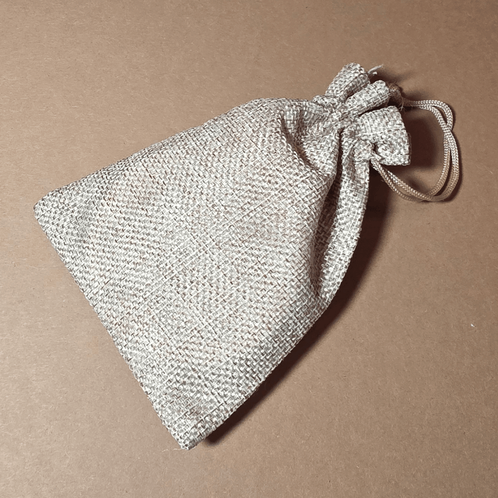 Holiday Wooden Ornaments — Set of 3 with Red Ribbons & Gift Pouch